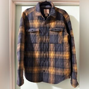 Men’s Telluride Quilted Flannel shirt jacket shacket